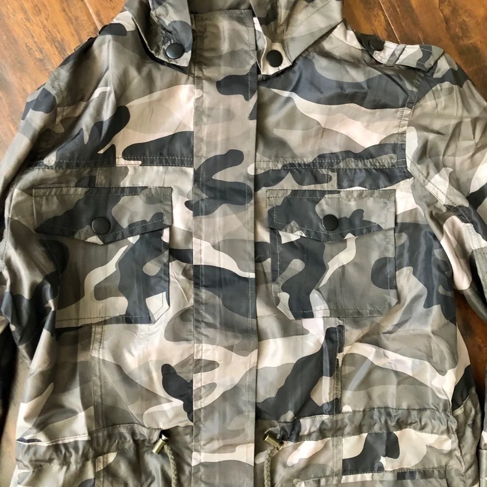 Camouflage Windbreaker Jacket